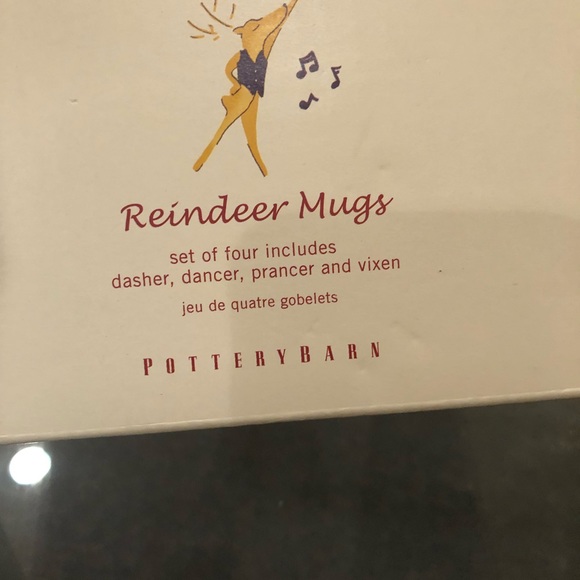 Pottery Barn Reindeer Collection Coffee Mugs - Picture 7 of 8